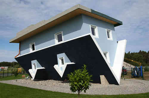 A Topsy-Turvy House