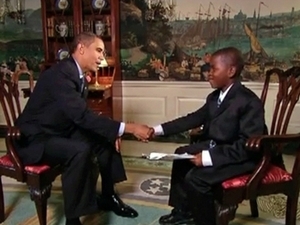 Video Of The Week - Damon Weaver's Interview With President Obama