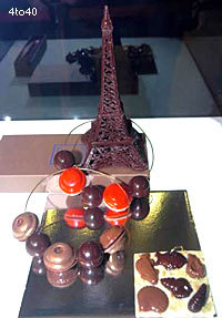 French Chocolate maker displays some unusual wares